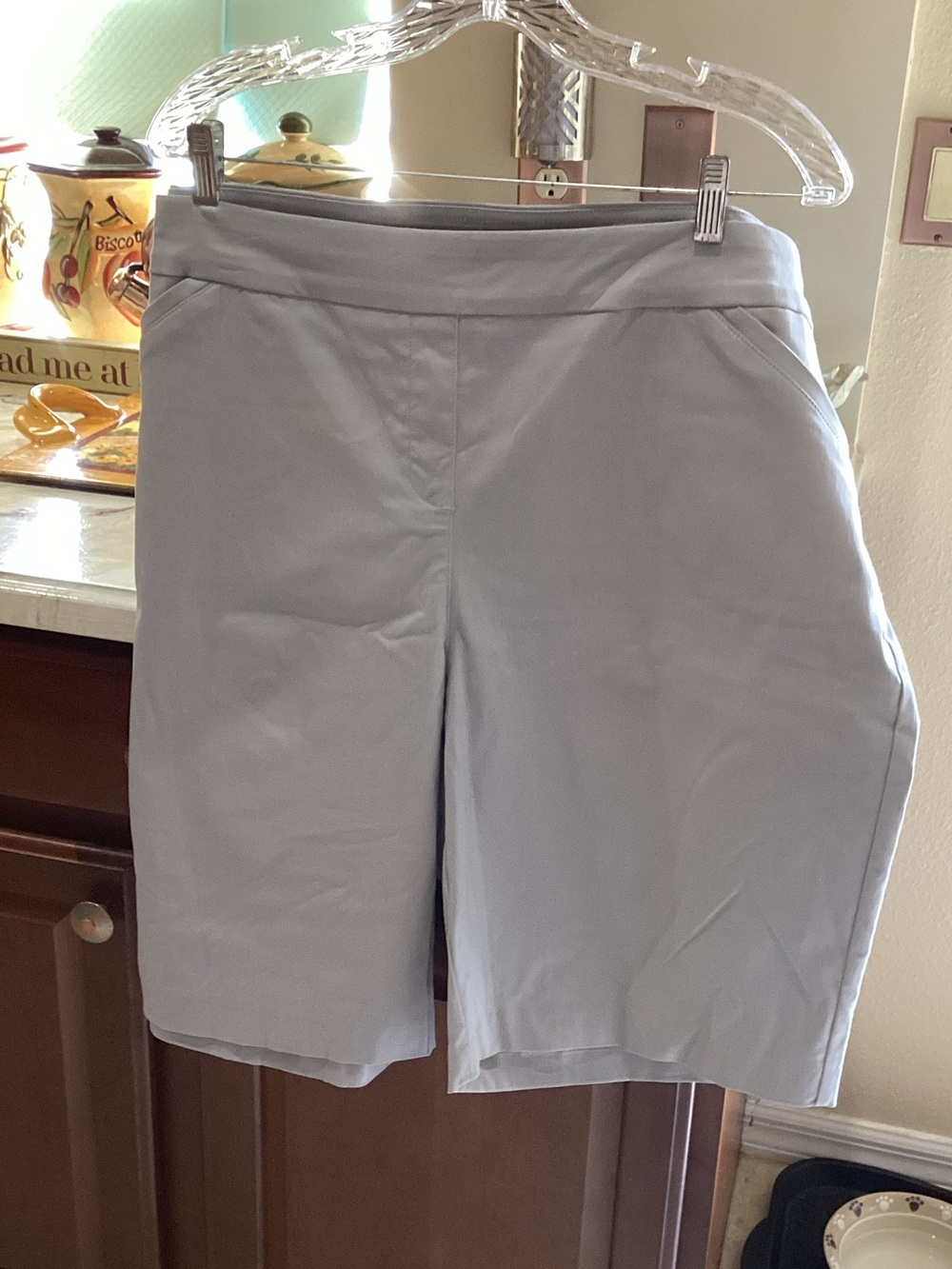 Coral Bay Light Gray Bermuda Shorts